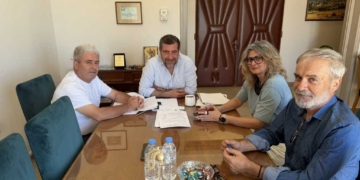 Ενημερωτική συνάντηση στο γραφείο Αντιπεριφερειάρχη Λασιθίου  για τη μελέτη του Φράγματος Κρούστα