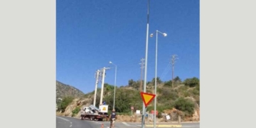 Εργασίες αποκατάστασης φωτισμού στην περιοχή του ΒΙΟΠΑ