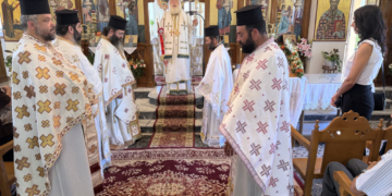 Με Αρχιερατική Θεία Λειτουργία πανηγύρισε ο Ιερός Ναός Αγίων Αναργύρων Μύρτου Ιεράπετρας