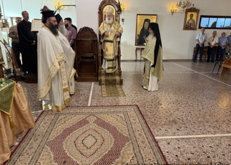 Με Αρχιερατική Θεία Λειτουργία πανηγύρισε ο Ιερός Ναός του Οσίου Παϊσίου του Αγιορείτου στην Ιεράπετρα