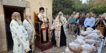 Αρχιερατικός Εσπερινός στον πανηγυρίζοντα Ιερό Ναό Αποστόλου Σίλα Καλού Χωριού