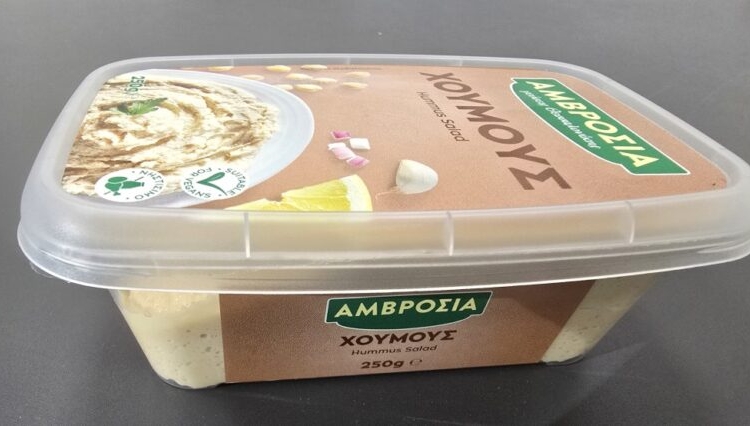 Ανάκληση προϊόντων «Χούμους» λόγω παρουσίας Salmonella