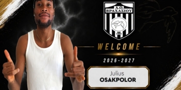 Τον Julius Osakpolor Iyore ανακοίνωσε ο ΑΟ Βραχασίου