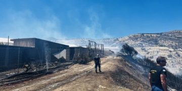 Απομακρύνεται ο κίνδυνος στα Μπραμιανά: Βελτιωμένη η εικόνα της φωτιάς