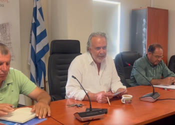 Η τοποθέτηση του Δημάρχου Σητείας στη συνάντηση προετοιμασίας της υποδοχής του Crown Iris στο Λιμάνι της Σητείας (video)