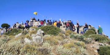 Πεζοπορία του Ορειβατικού Συλλόγου Αγίου Νικολάου στην Καβαλαρά Νεάπολης για τη γιορτή του Αγίου Παϊσίου