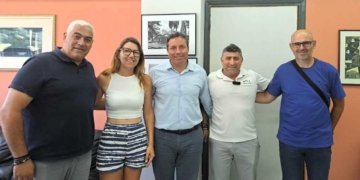 Συνάντηση του Δημάρχου Αγίου Νικολάου με τη διοίκηση του Α.Ο. Κόρφου Ελούντας