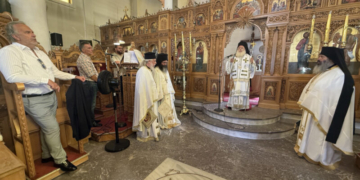 Αρχιερατική Θεία Λειτουργία στον Ιερό Ενοριακό Ναό Αγίου Γεωργίου πόλεως Σητείας