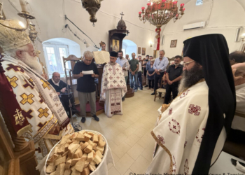 Η εορτή της Αποτομής της Τιμίας Κεφαλής του Αγίου Ιωάννου του Προδρόμου στην Ενορία Δάφνης Σητείας