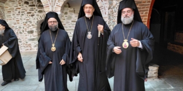 Στο Άγιον Όρος ο Μητροπολίτης Κυδωνίας και Αποκορώνου Τίτος – Στην Ιερά Μονή Διονυσίου για τα 1.400 χρόνια από τον Ακάθιστο Ύμνο