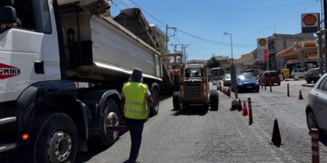Ηράκλειο: Ξεκίνησαν τα έργα βελτίωσης της οδικής ασφάλειας στο ΙΤΕ-Σε εξέλιξη οι εργασίες ασφαλτόστρωσης στην Λ. Ικάρου