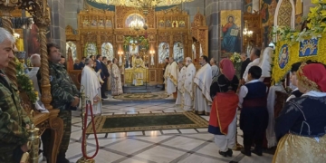 Με λαμπρότητα ο εορτασμός της Κοιμήσεως της Θεοτόκου στη Νεάπολη
