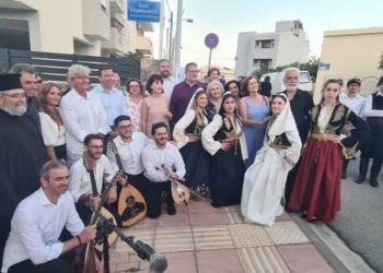 Οδός Αποδήμων Κρητών είναι η νέα οδός της πόλης (βίντεο)