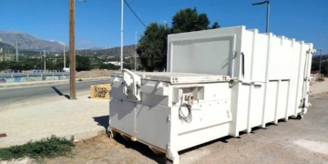 Ενίσχυση της διαχείρισης απορριμμάτων  με τη χρήση Press Containers σε Άγιο Νικόλαο και Ελούντα
