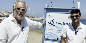 Σητεία: Τοποθετήθηκε το Seatrac στην παραλία