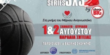 Στη Σητεία το διήμερο Τουρνουά Μπάσκετ 3×3 «Μάρκος Αναγνωστάκης»