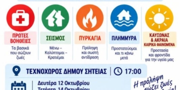 Σητεία: Πρόγραμμα παρουσιάσεων Α΄ Βοηθειών & Έκτακτης Ανάγκης για άτομα τρίτης ηλικίας