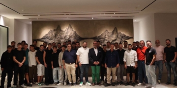 Τραπέζι στο «Minos Beach Art Hotel» για τον ΑΟΑΝ πριν την έναρξη της Γ’ εθνικής