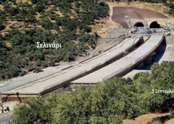 Αλλάζει καθημερινά η εικόνα του ΒΟΑΚ – Τα τούνελ και η μεγάλη γέφυρα στο Σελινάρι (βίντεο)