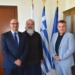 Επίσκεψη εκπροσώπων της Πατριαρχικής Ανώτατης Εκκλησιαστικής Ακαδημίας Κρήτης στον Πρύτανη του ΕΛΜΕΠΑ
