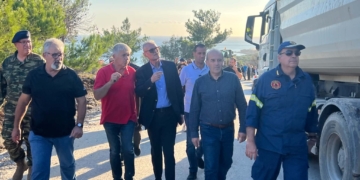 Αυτοψία σε περιοχές του Δήμου Ιεράπετρας που επλήγησαν από τα έντονα καιρικά φαινόμενα