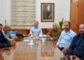 Συνάντηση Περιφερειάρχη με τον Πρόεδρο της Ομοσπονδίας Επαγγελματιών, Βιοτεχνών και Εμπόρων Λασιθίου και το Σύλλογο Ηλεκτρολόγων