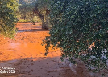 Απέραντος λασπότοπος παραμένει ο κάμπος Λακωνίων (βίντεο)