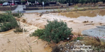 «Τρέχει» νερό ο Ξεροπόταμος! Άλλαξε όψη ο Γαργαδόρος! Λίμνη ο ελαιώνας! (βίντεο)
